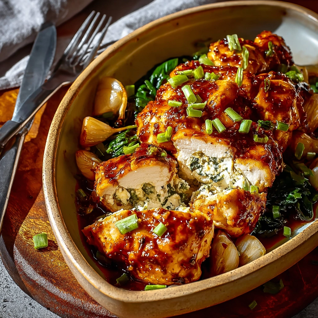 Creamy Stuffed Chicken: Ruth's Chris Copycat