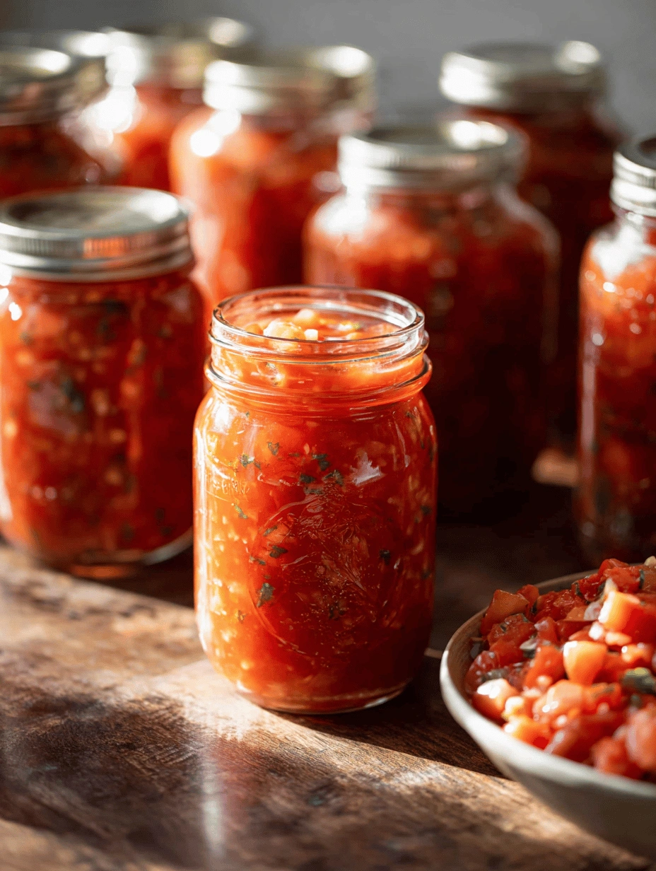 Homemade Salsa for Canning: Tangy Garden Fresh Recipe
