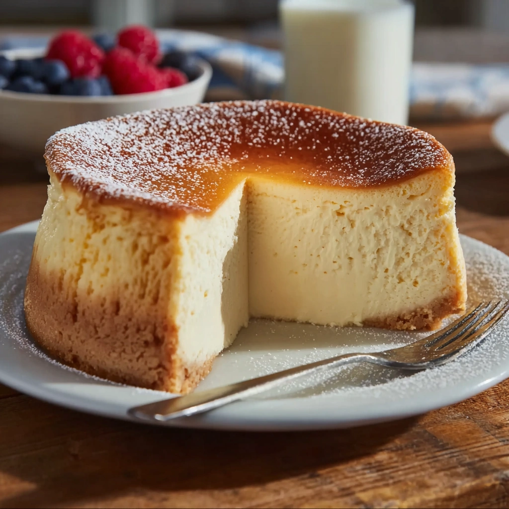 Tall & Creamy New York Cheesecake: A Slice of Home