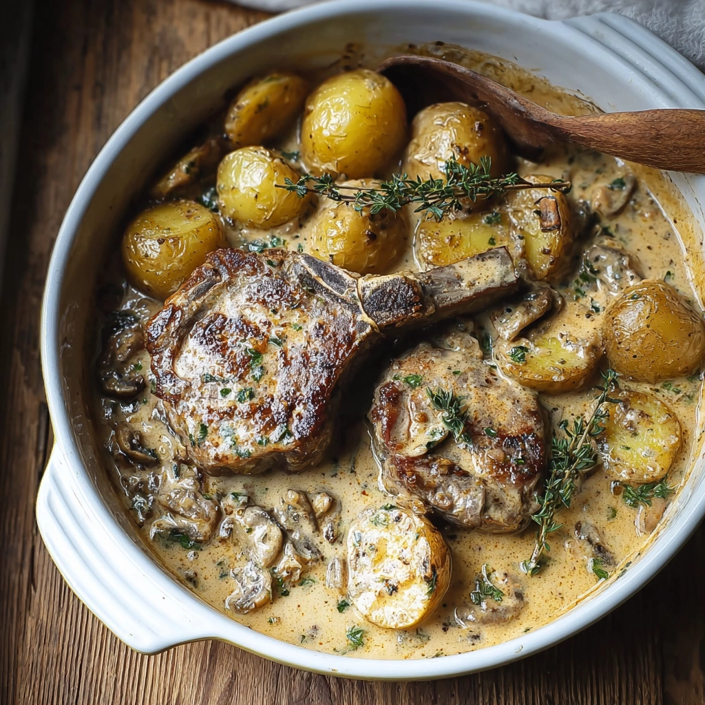 Creamy Garlic Lamb Chops: My Weeknight Comfort Plate