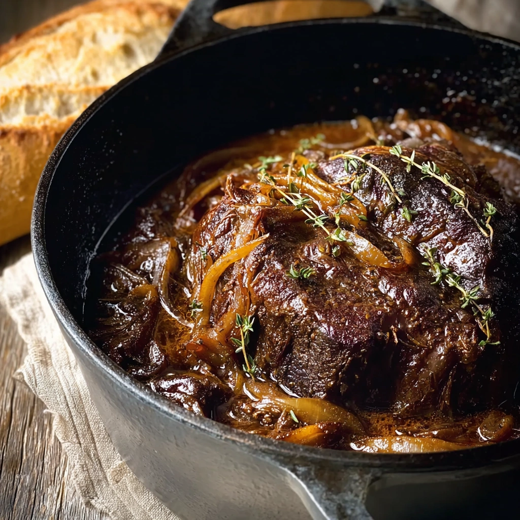 Rich French Onion Pot Roast: Slow Cooked Beef Perfection