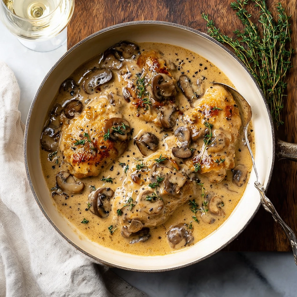 Creamy Mushroom Chicken: A Homestyle Dinner Delight