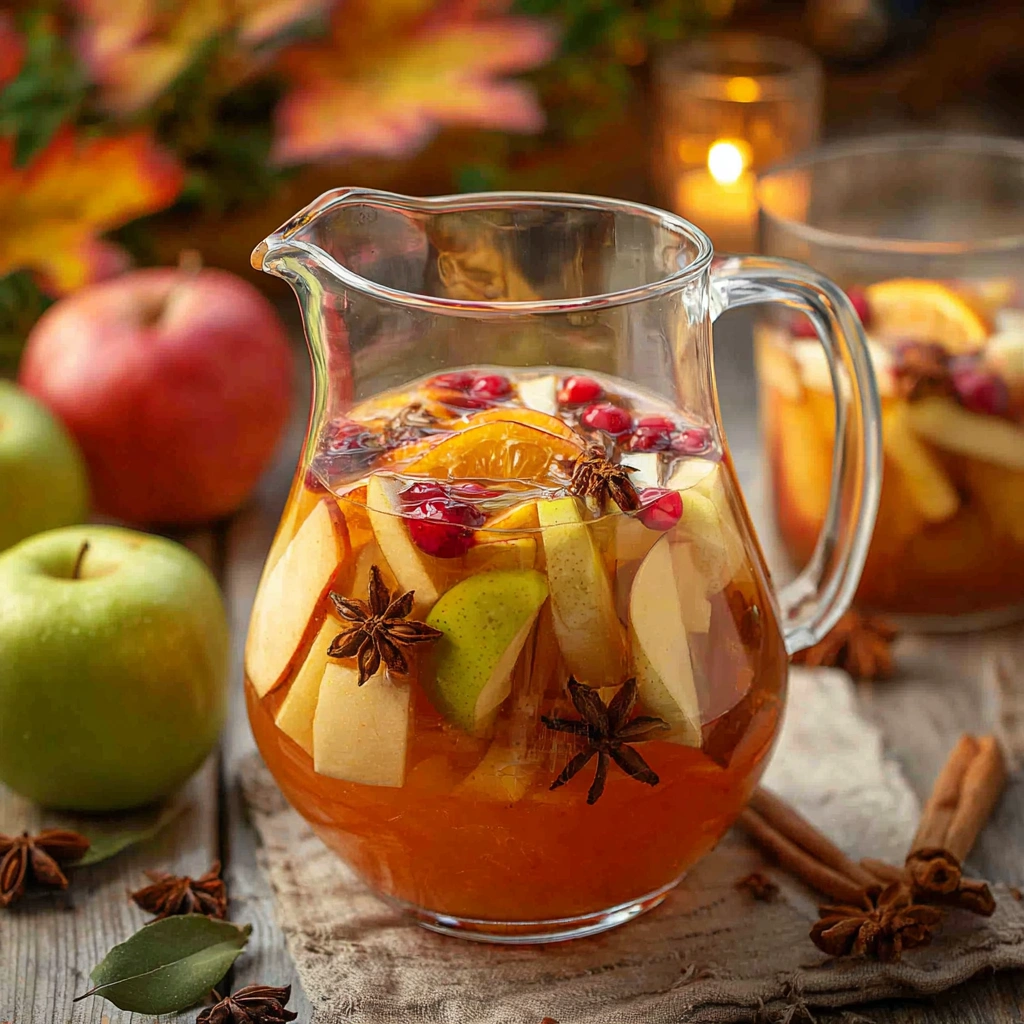 Spiced Apple Cider Sangria: My Fall Gathering Drink
