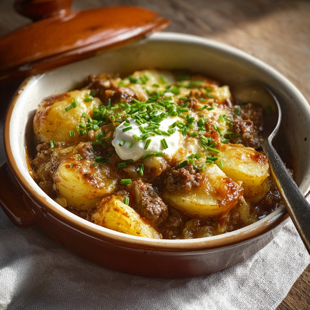 Hearty Crockpot Hamburger Potato Casserole: A Weeknight Hug