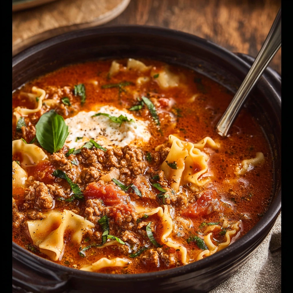 Hearty Crockpot Lasagna Soup: Simple Weeknight Meal