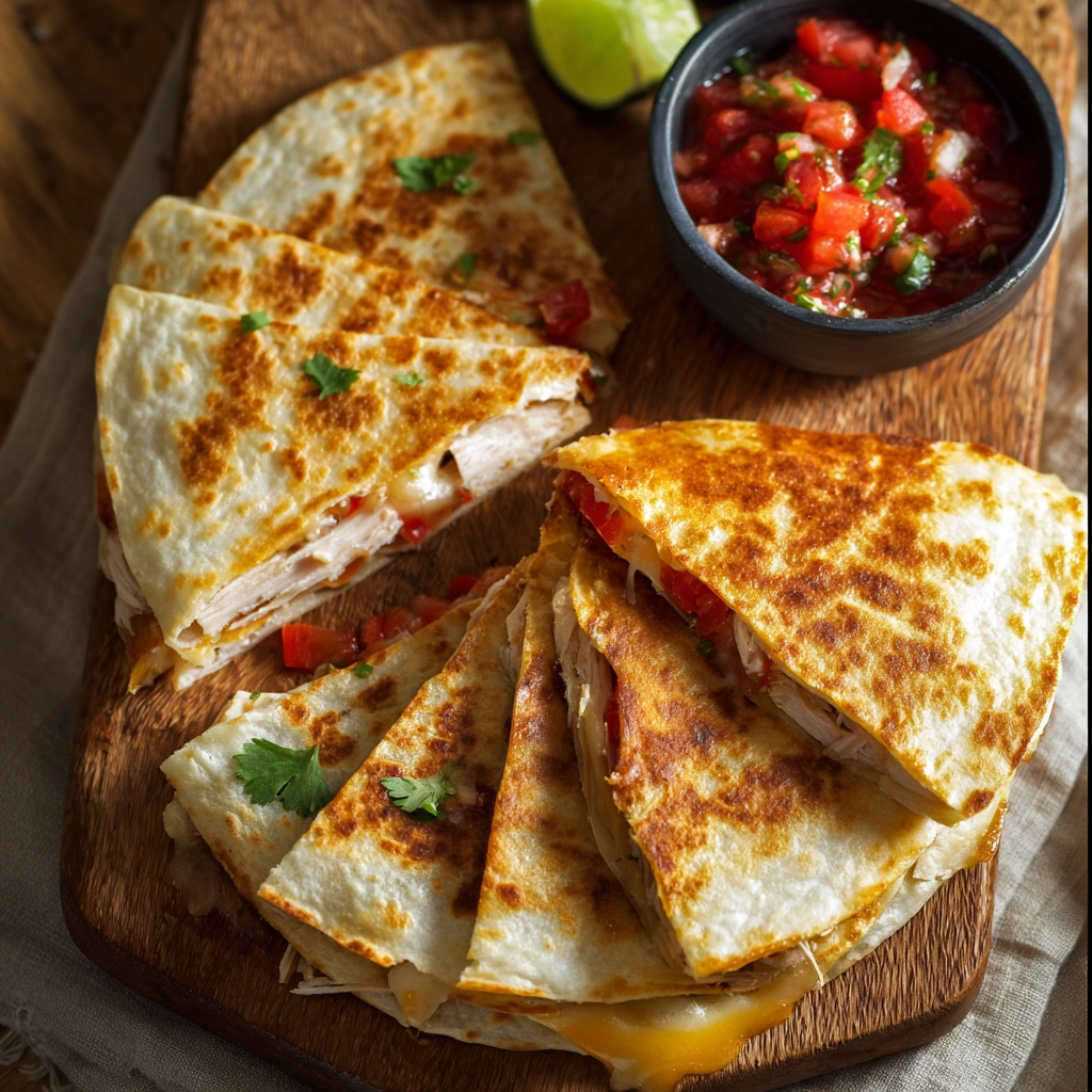 Crispy Rotisserie Chicken Quesadilla: A Weeknight Win