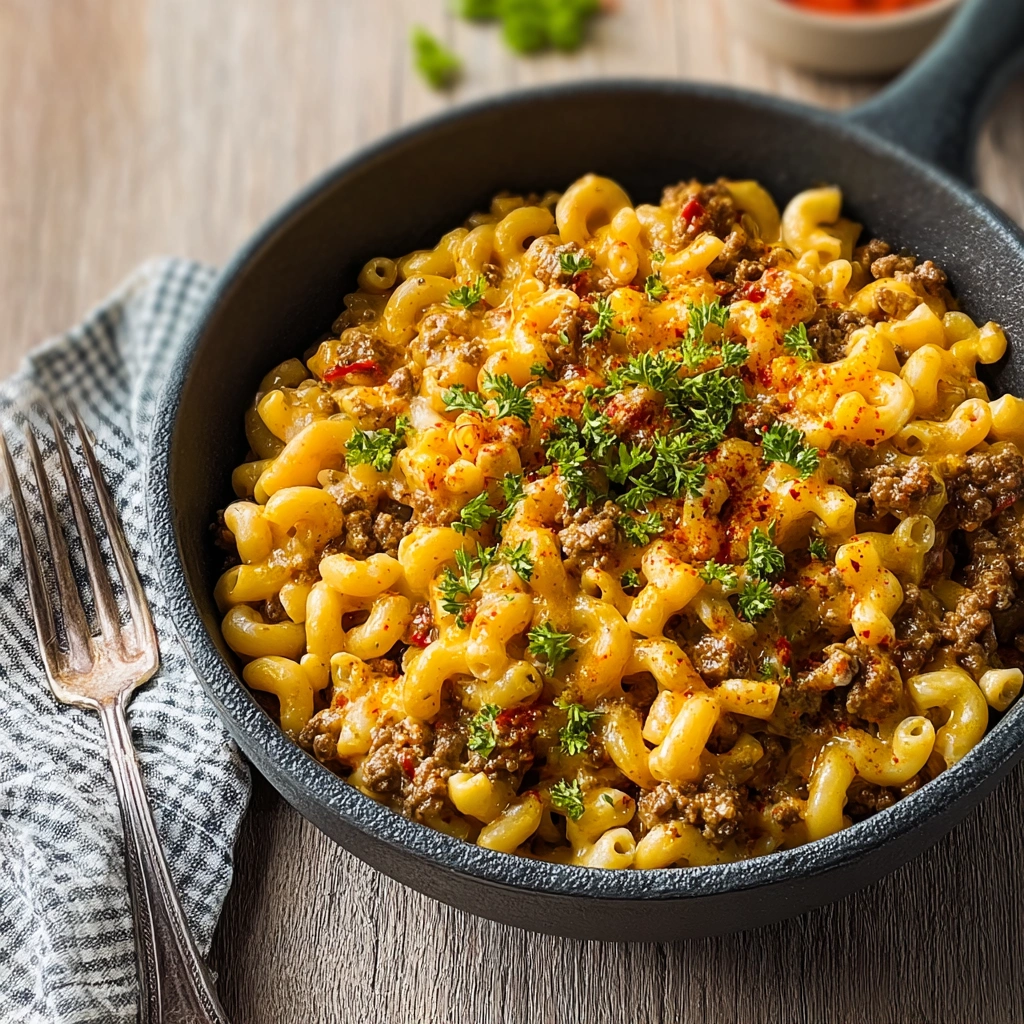 Homestyle One Pot Cheeseburger Macaroni: Easy Dinner