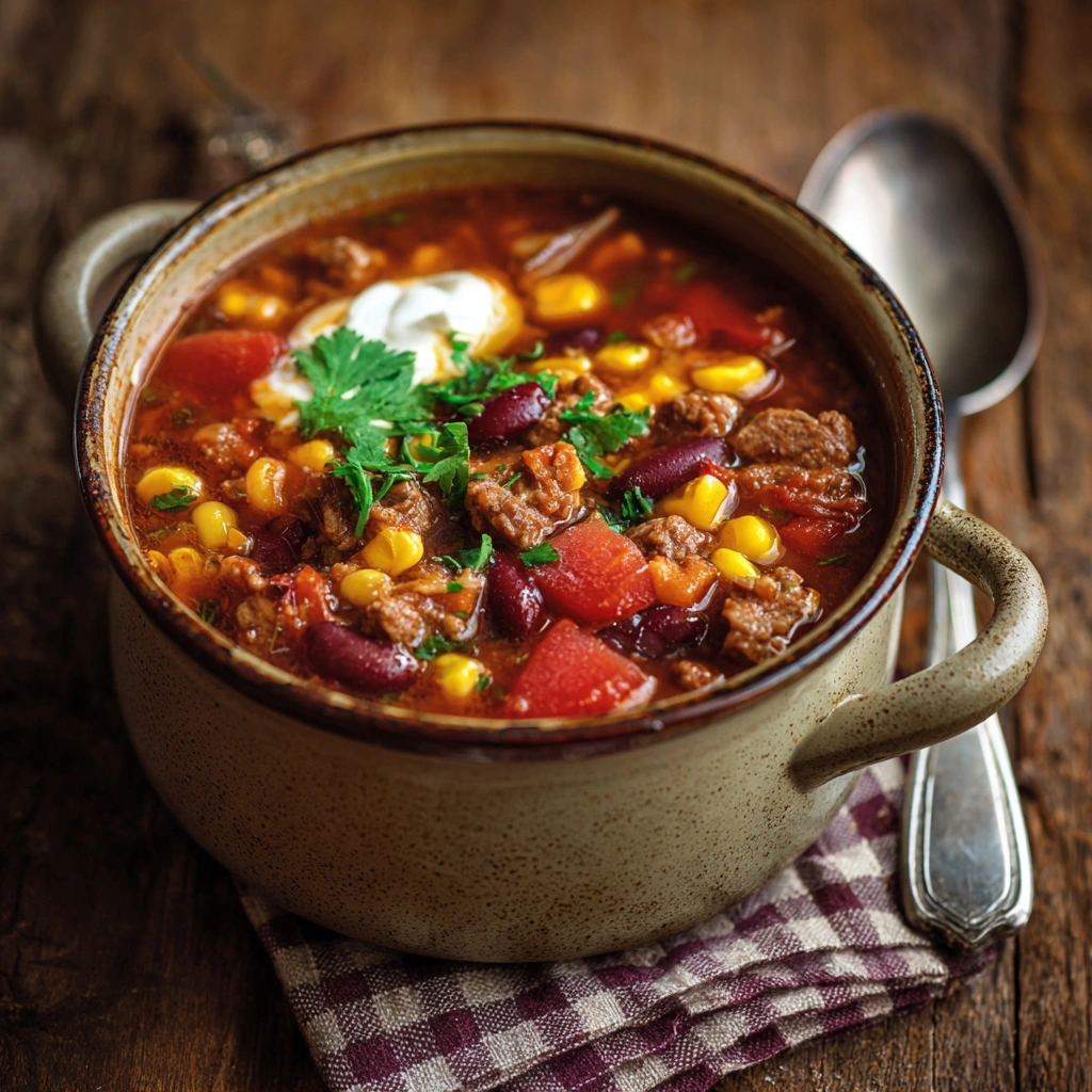 Hearty Crockpot Cowboy Soup: Easy Weeknight Comfort