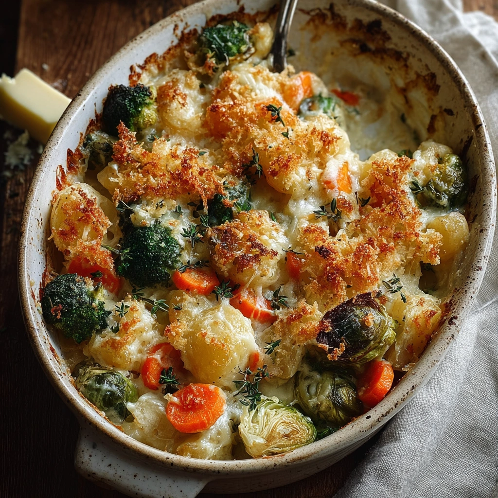 Creamy Winter Vegetable Bake: Hearty & Warming Dinner