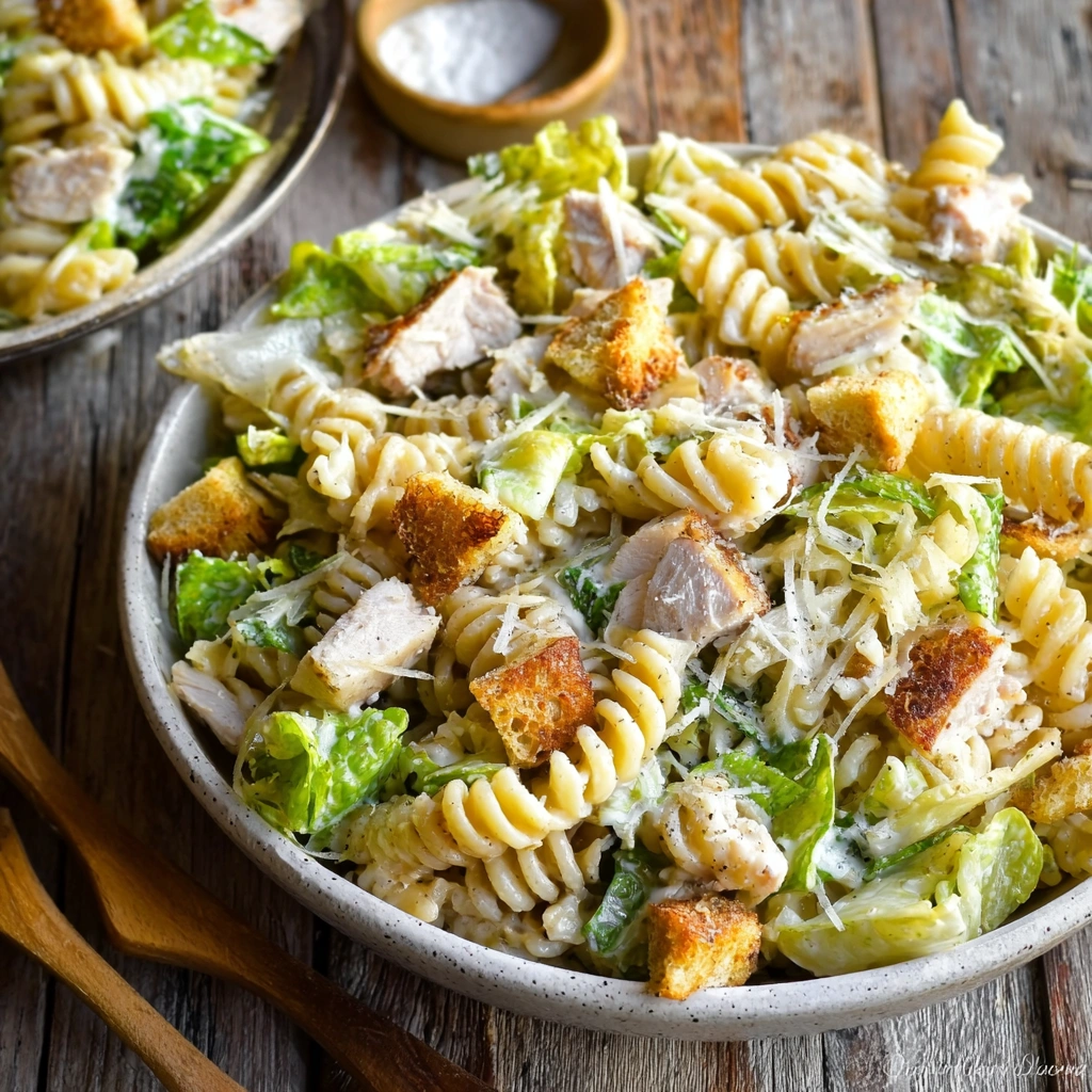 Creamy Chicken Caesar Pasta Salad: A Weeknight Favorite
