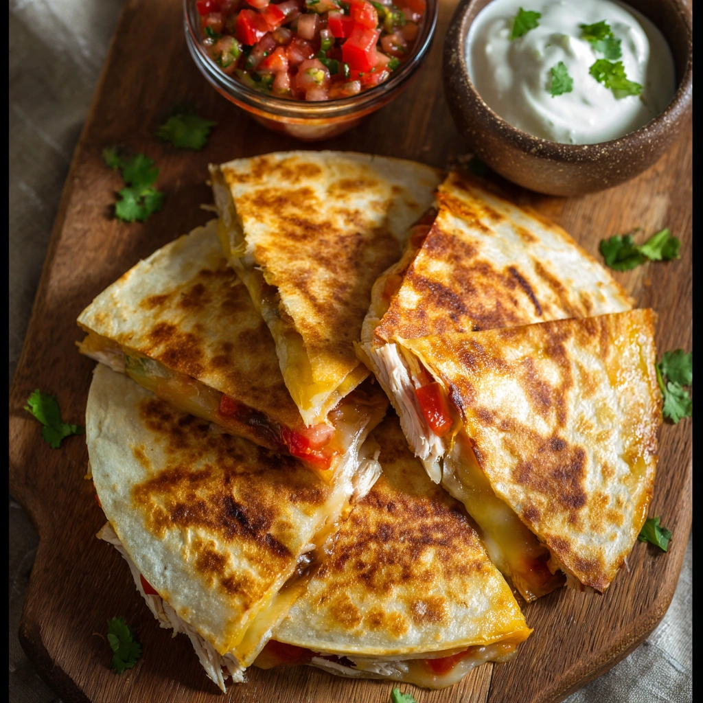 Crispy Rotisserie Chicken Quesadilla: A Weeknight Win