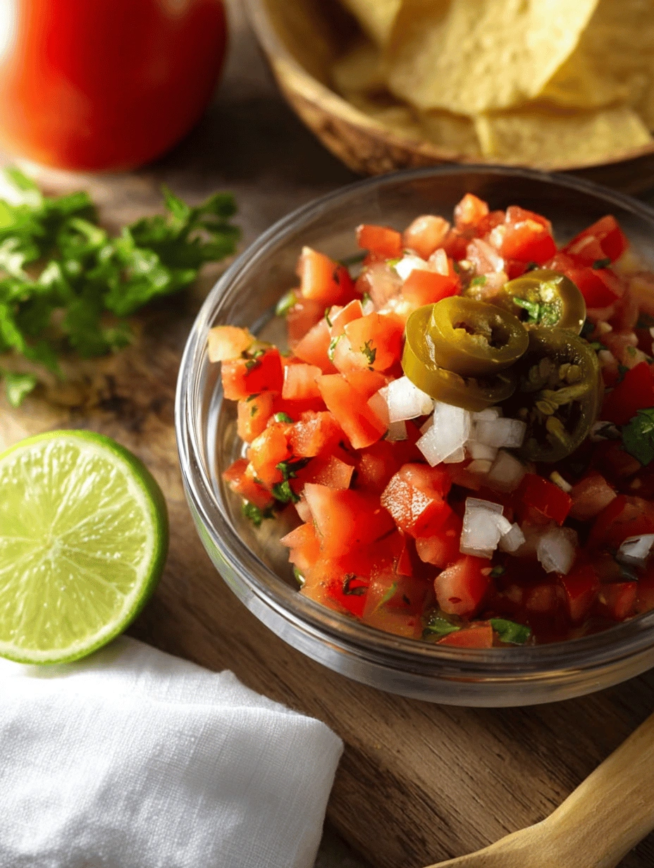Fresh Tomato Homemade Salsa Recipe for Tacos & Chips