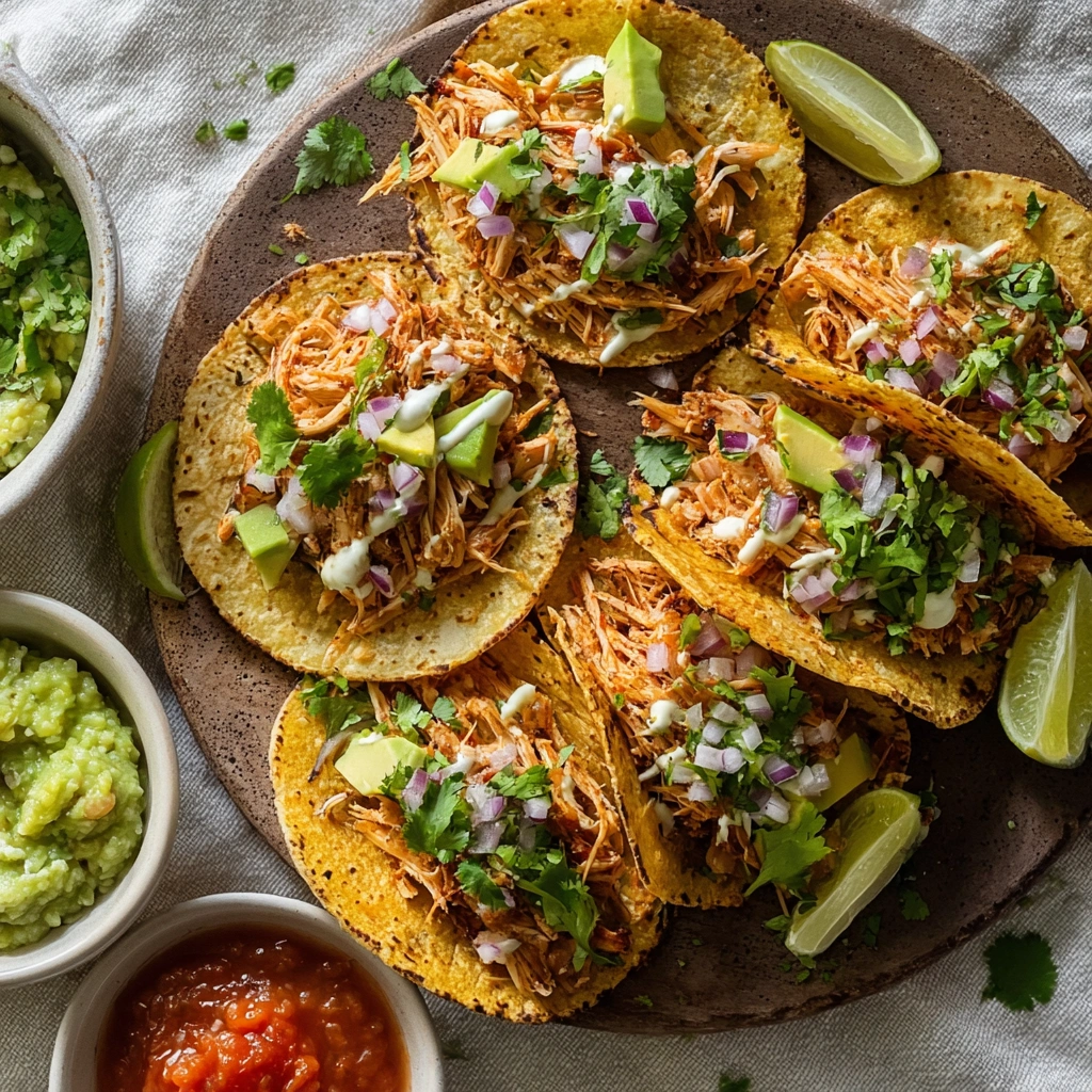 Easy Crockpot Chicken Tacos: Slow-Cooked Weeknight Magic