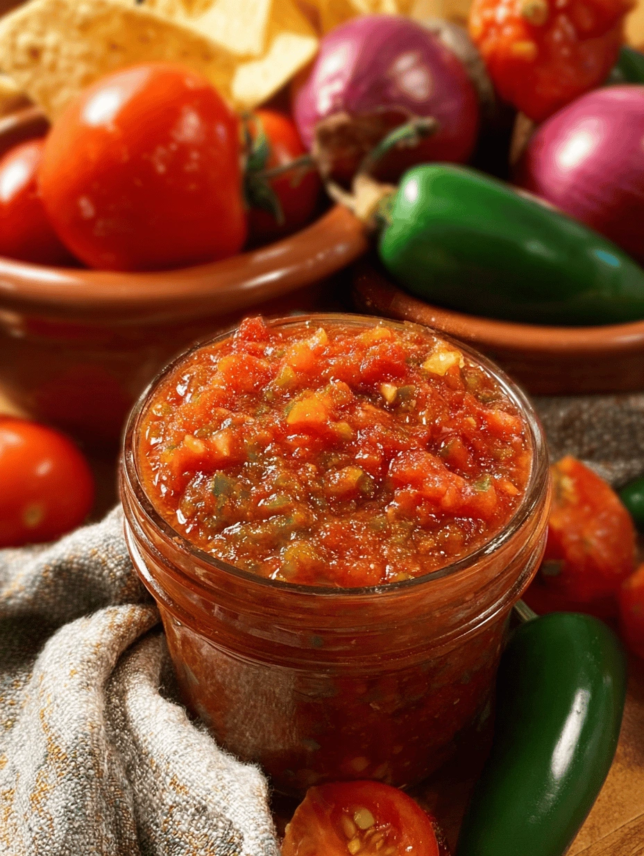 Tangy Canned Salsa Recipe: Easy Homemade Flavor