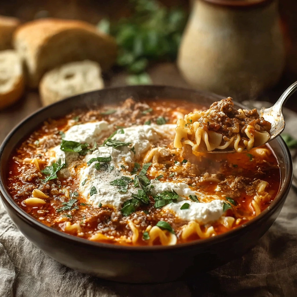 Lasagna Soup: A Hearty, Cheesy Bowl