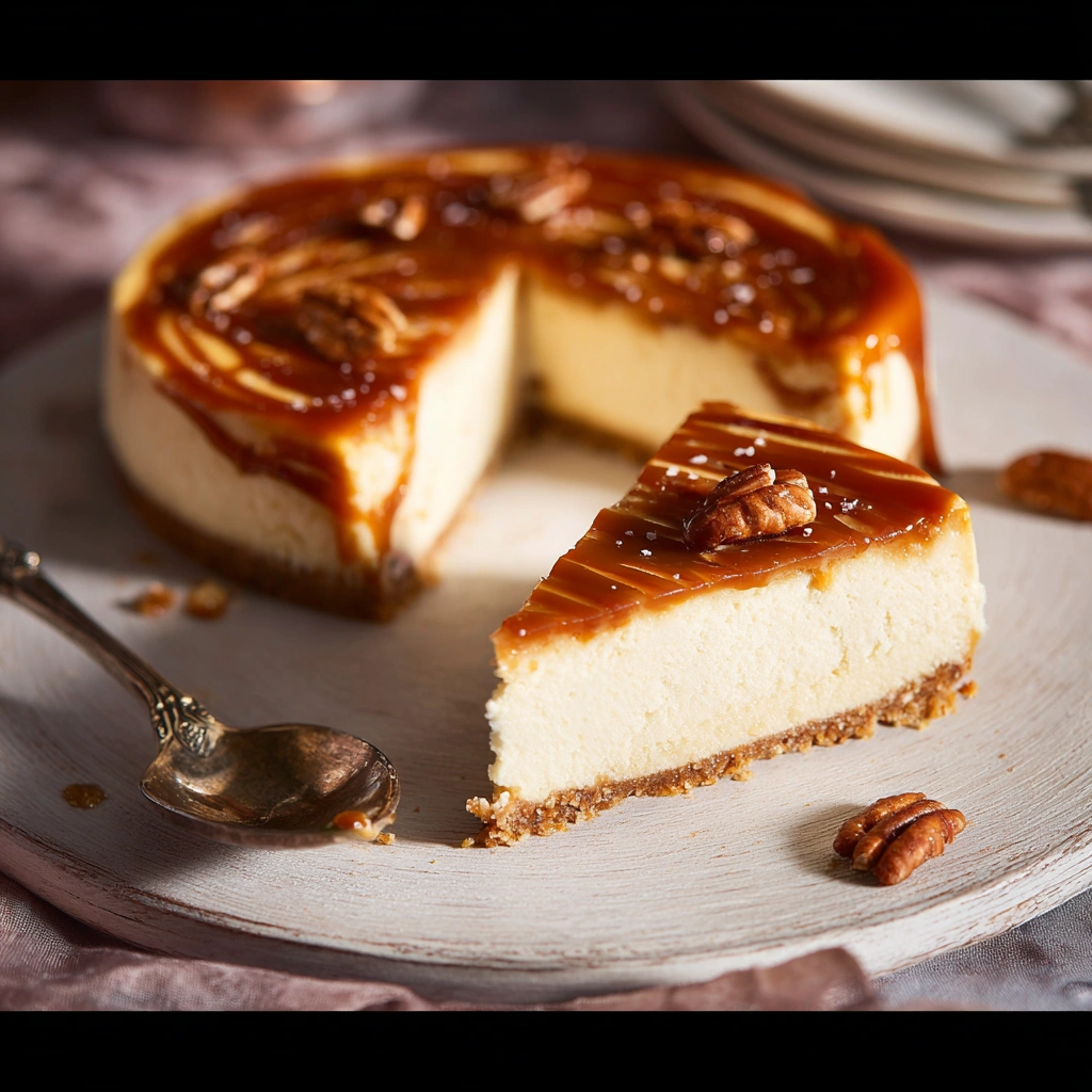 Rich Salted Caramel Cheesecake: A Decadent Treat