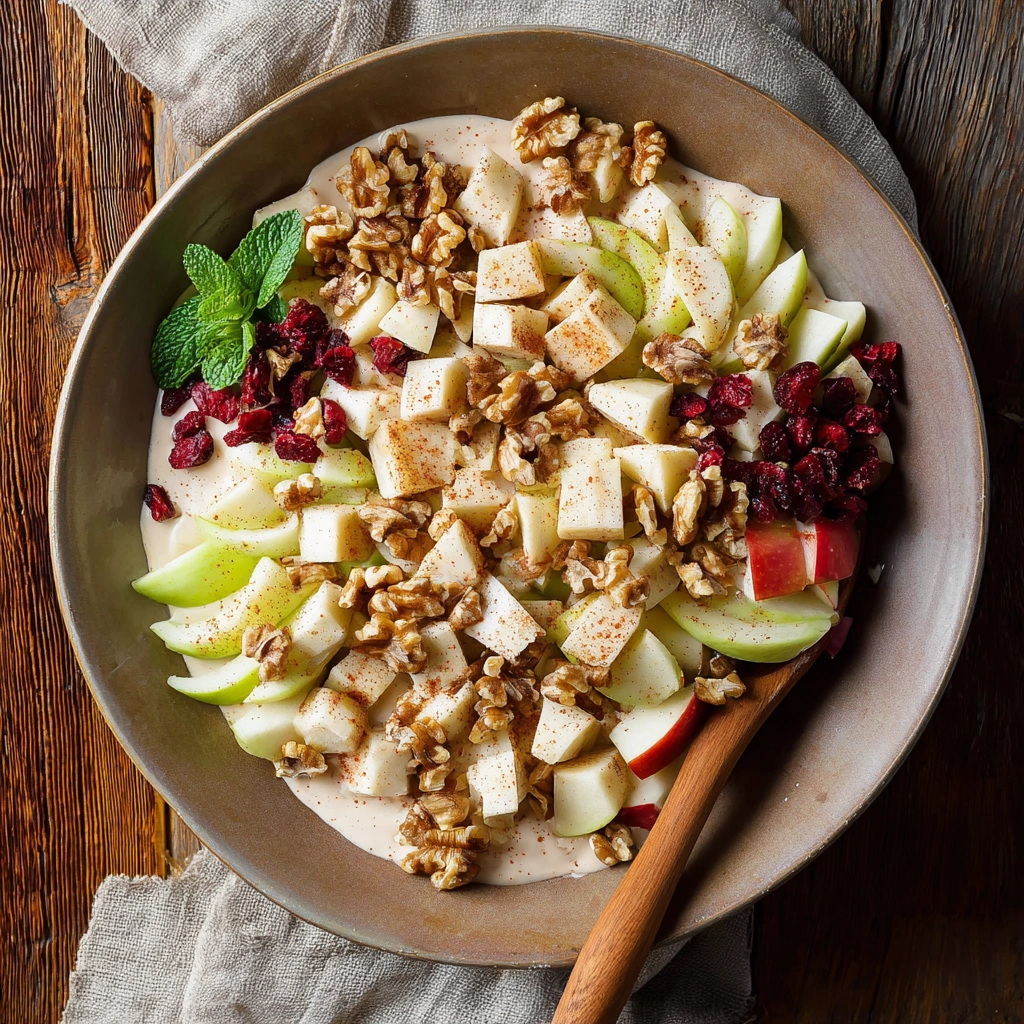 Creamy Apple Walnut Fruit Salad: Simple Refreshment
