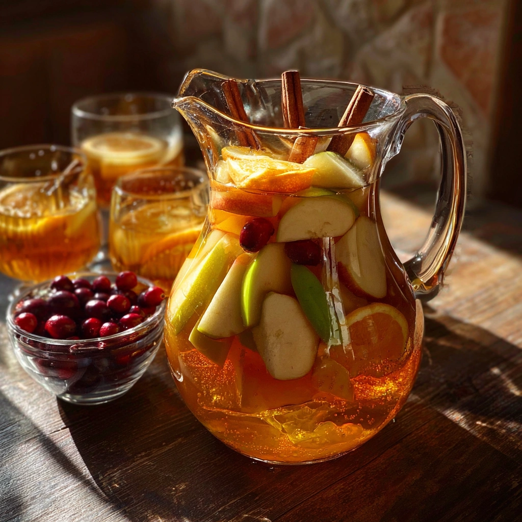 Tangy Apple Cider Sangria Recipe for Fall Gatherings