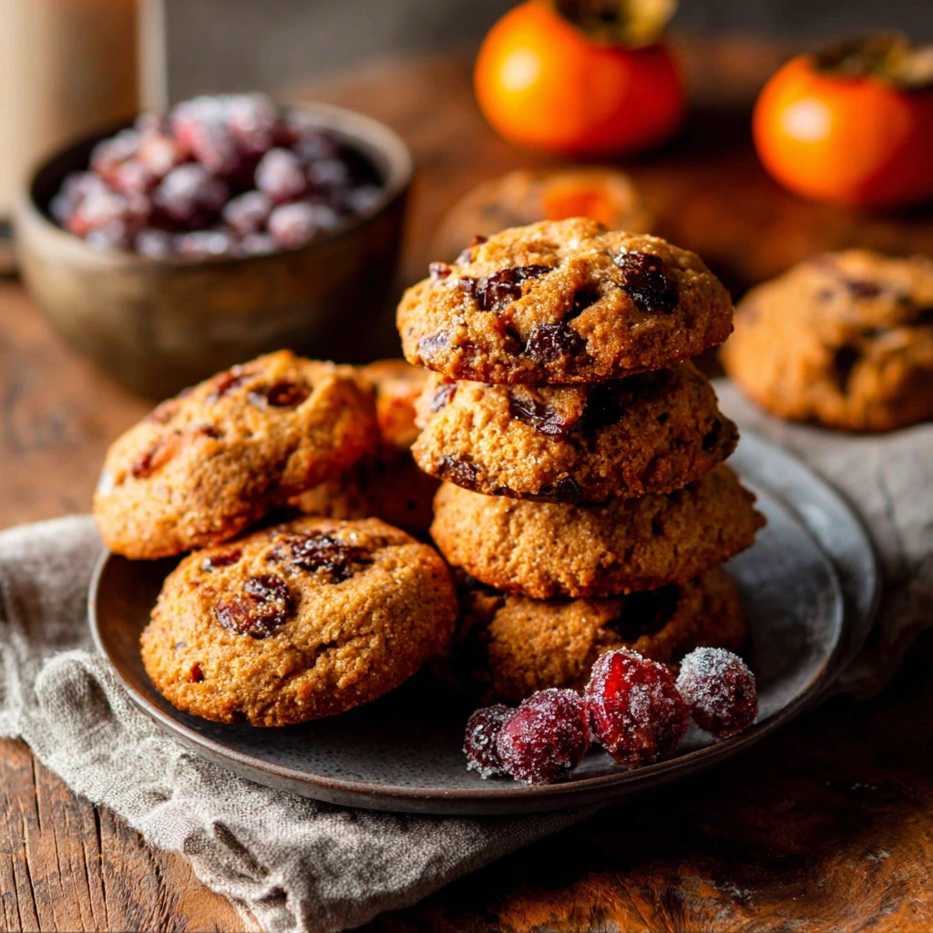Classic Persimmon Cookies Recipe with Warm Spices