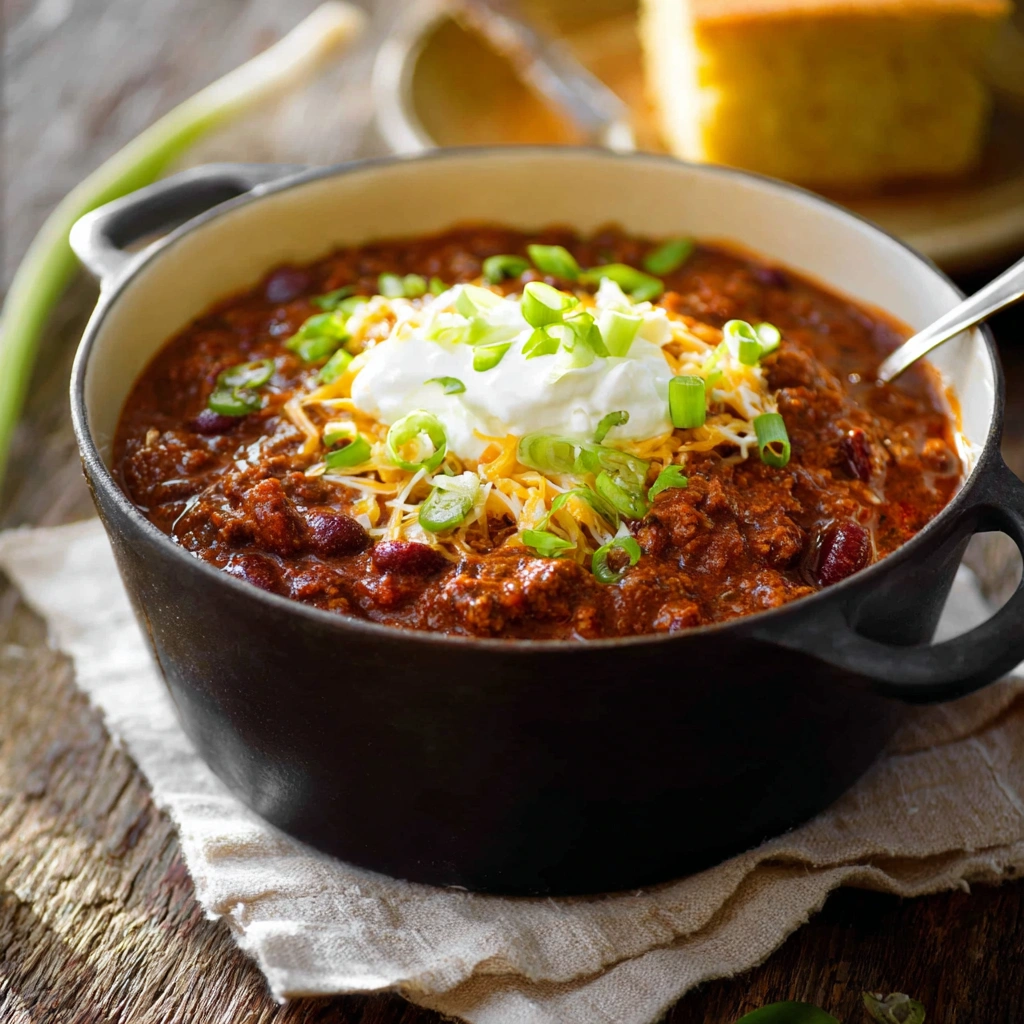 Hearty Eddie's Award-Winning Chili for Game Day
