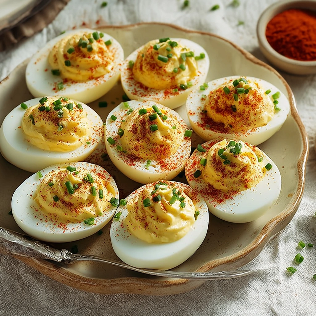 Classic Deviled Eggs: A Simple Party Appetizer