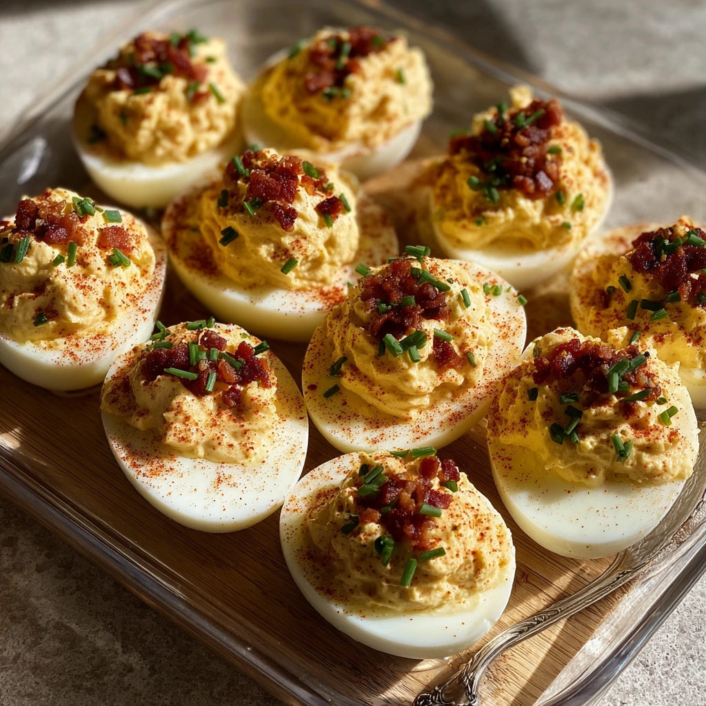 Creamy Loaded Deviled Eggs: A Classic Appetizer Reinvented