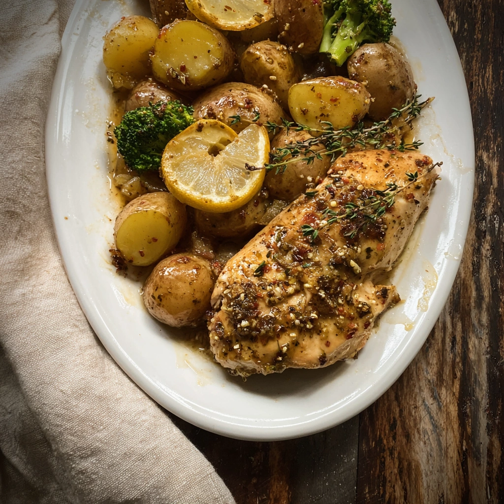 Crockpot Lemon Chicken and Potatoes: Zesty One-Pot Comfort