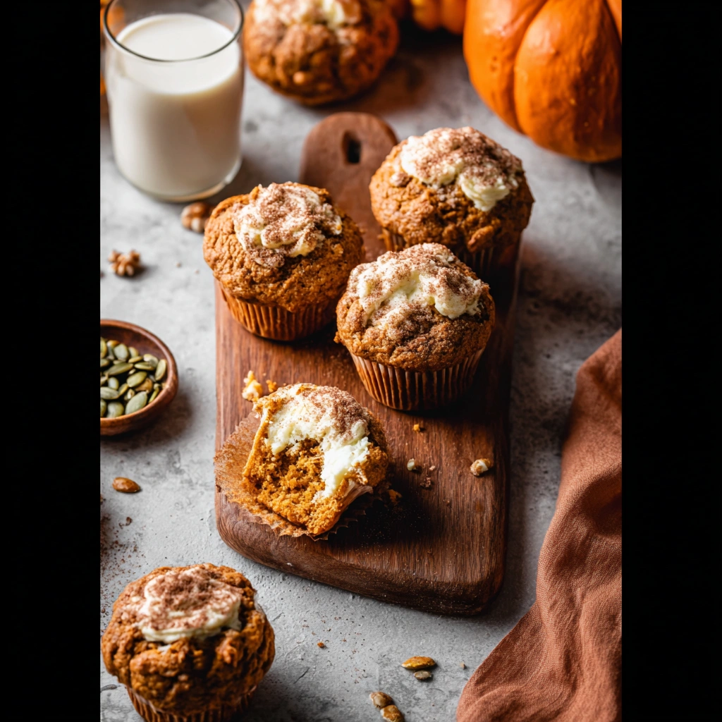 Spiced Pumpkin Cream Cheese Muffins: A Morning Treat