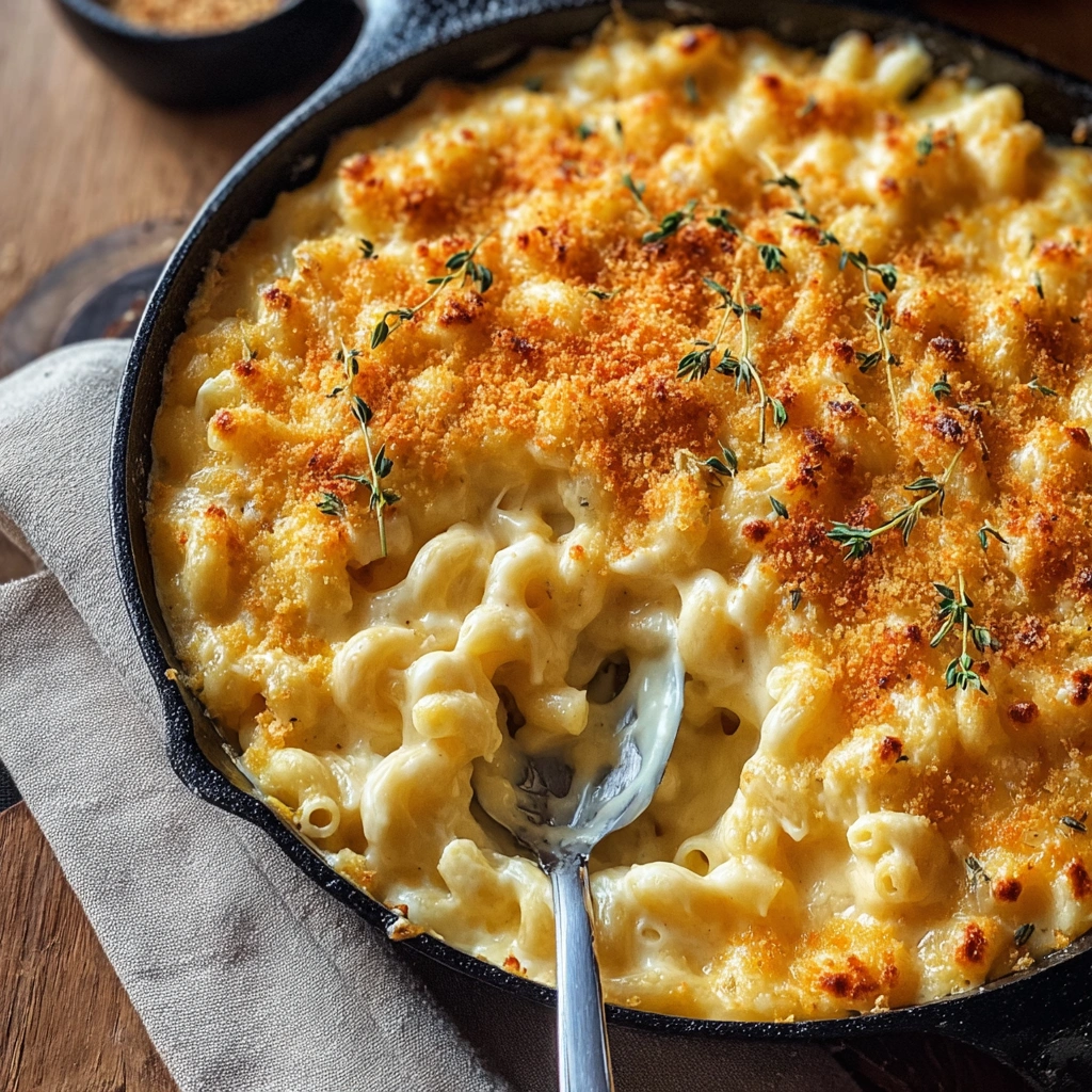 Creamy Baked Mac and Cheese with a Golden Crust