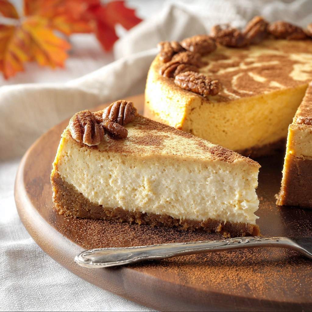 Creamy Pumpkin Cheesecake Recipe: Effortless Fall Dessert