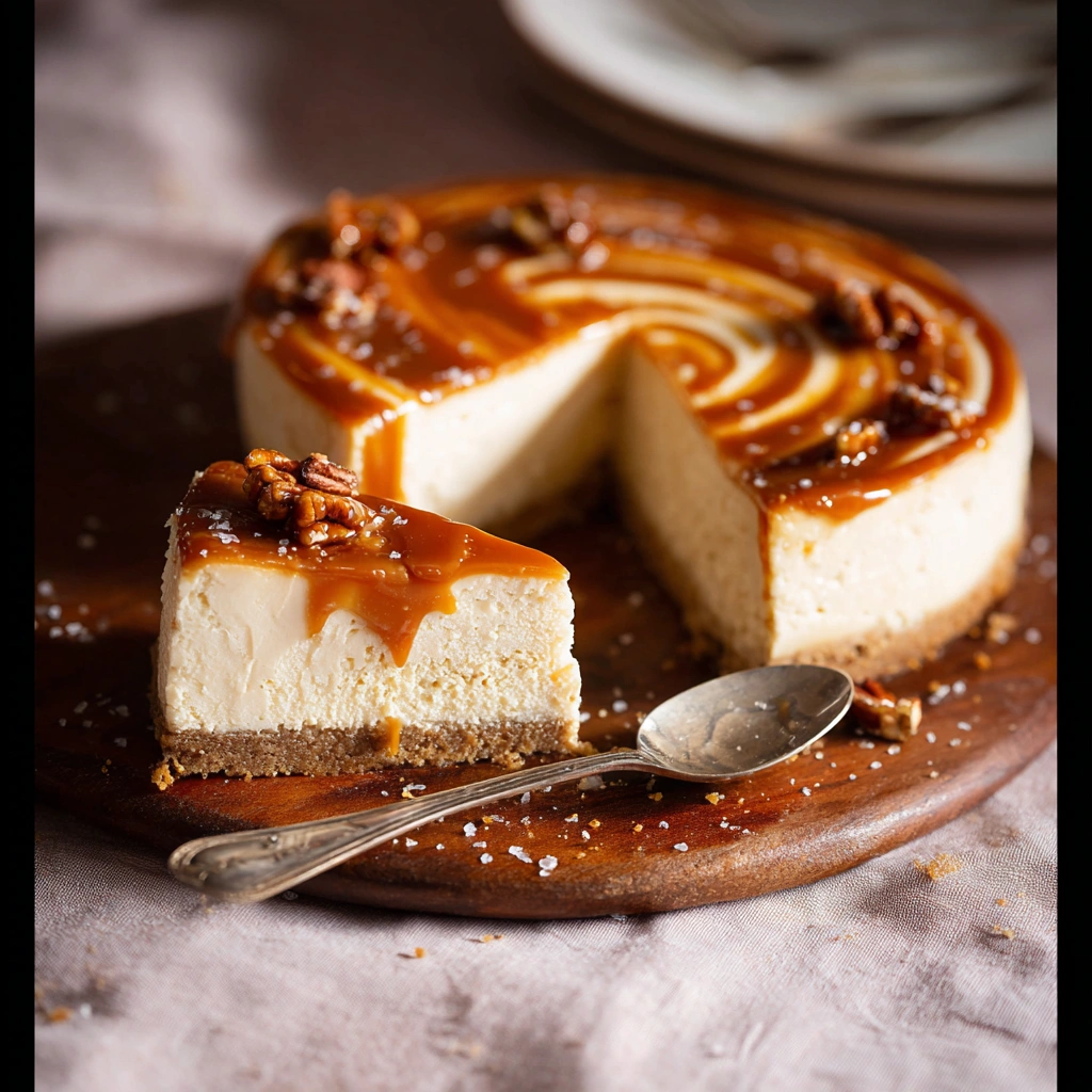 Rich Salted Caramel Cheesecake: A Decadent Treat
