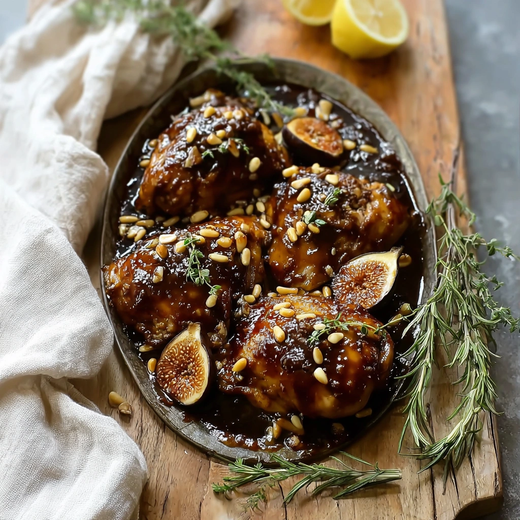 Tender Balsamic Fig Chicken: A Sweet & Savory Dinner