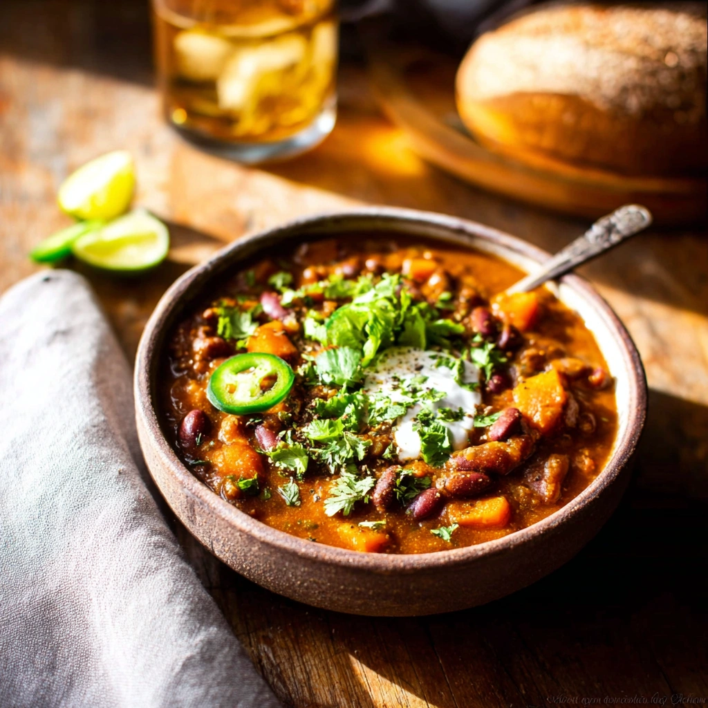 Kabocha Squash & Two-Bean Chili: Hearty Fall Comfort