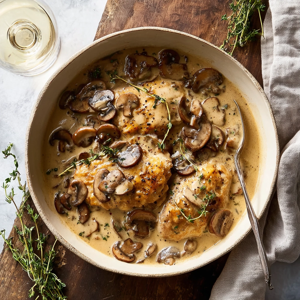 Creamy Mushroom Chicken: A Homestyle Dinner Delight