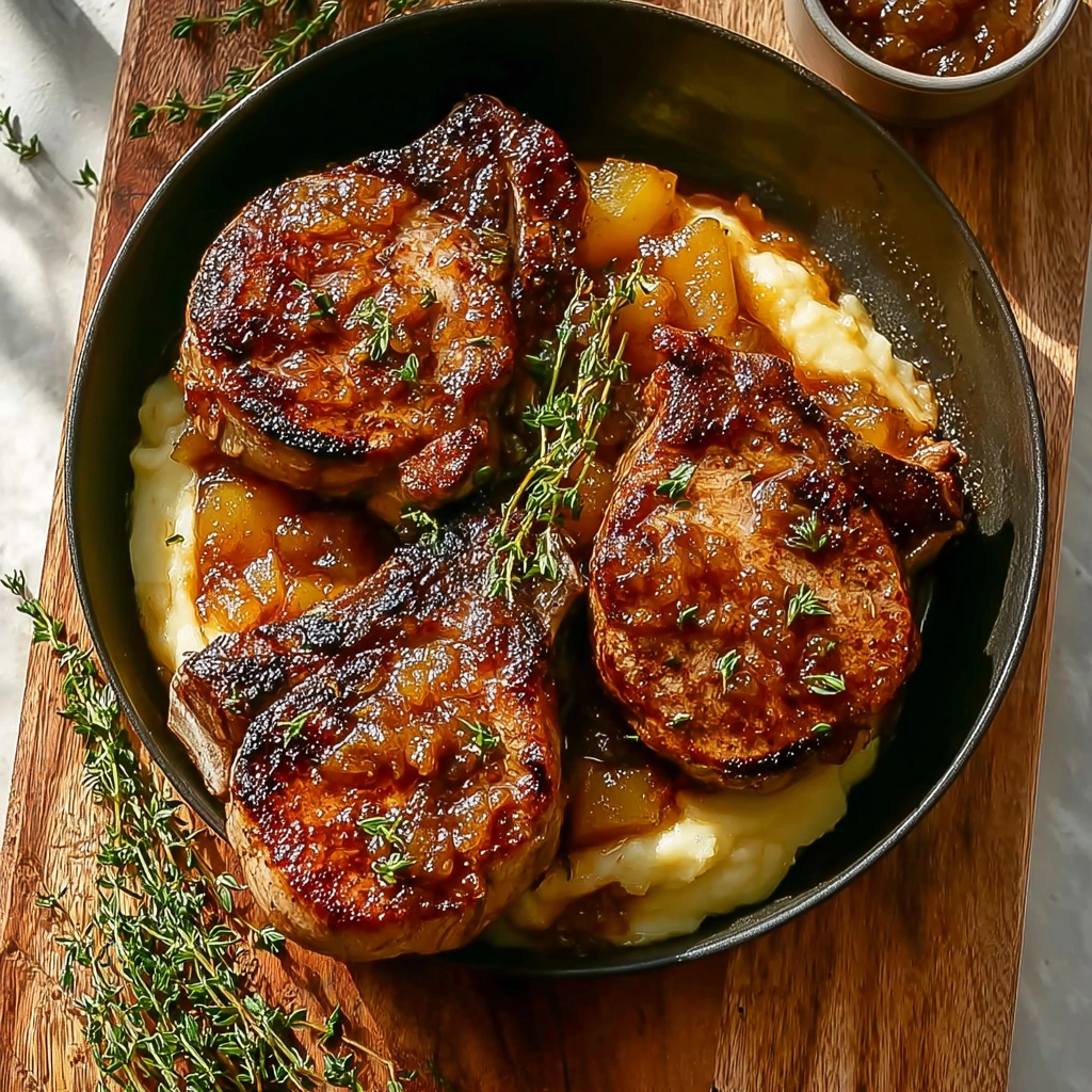 Juicy Apple Butter Lamb Chops: My Fall Dinner Favorite