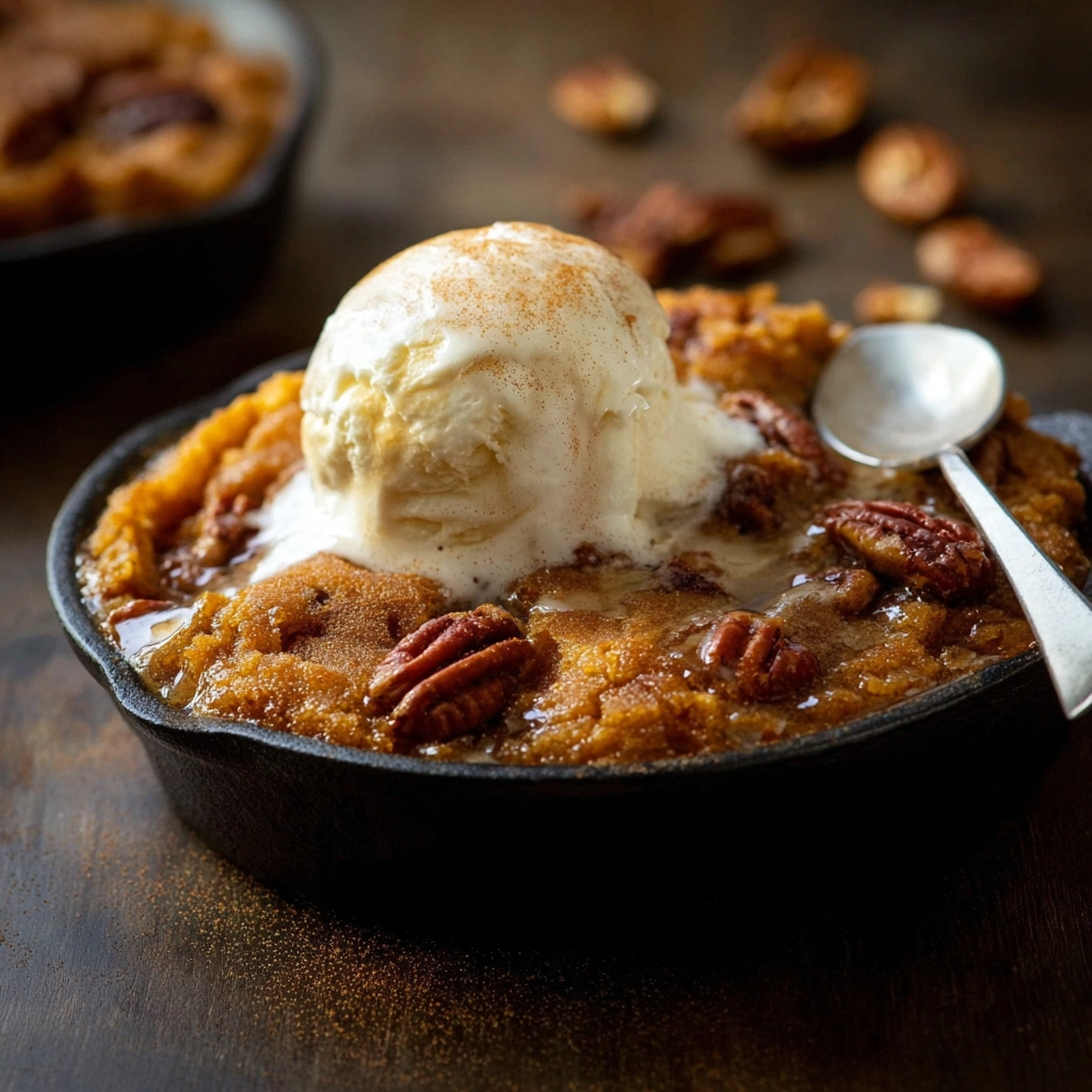 Homestyle Pumpkin Pecan Cobbler Recipe