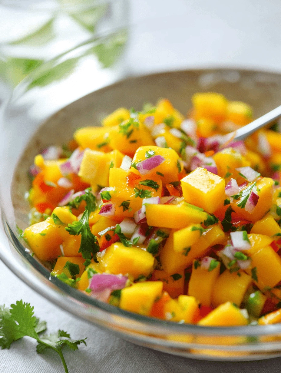 Fresh Mango Salsa: Sweet & Tangy Summer Vibes