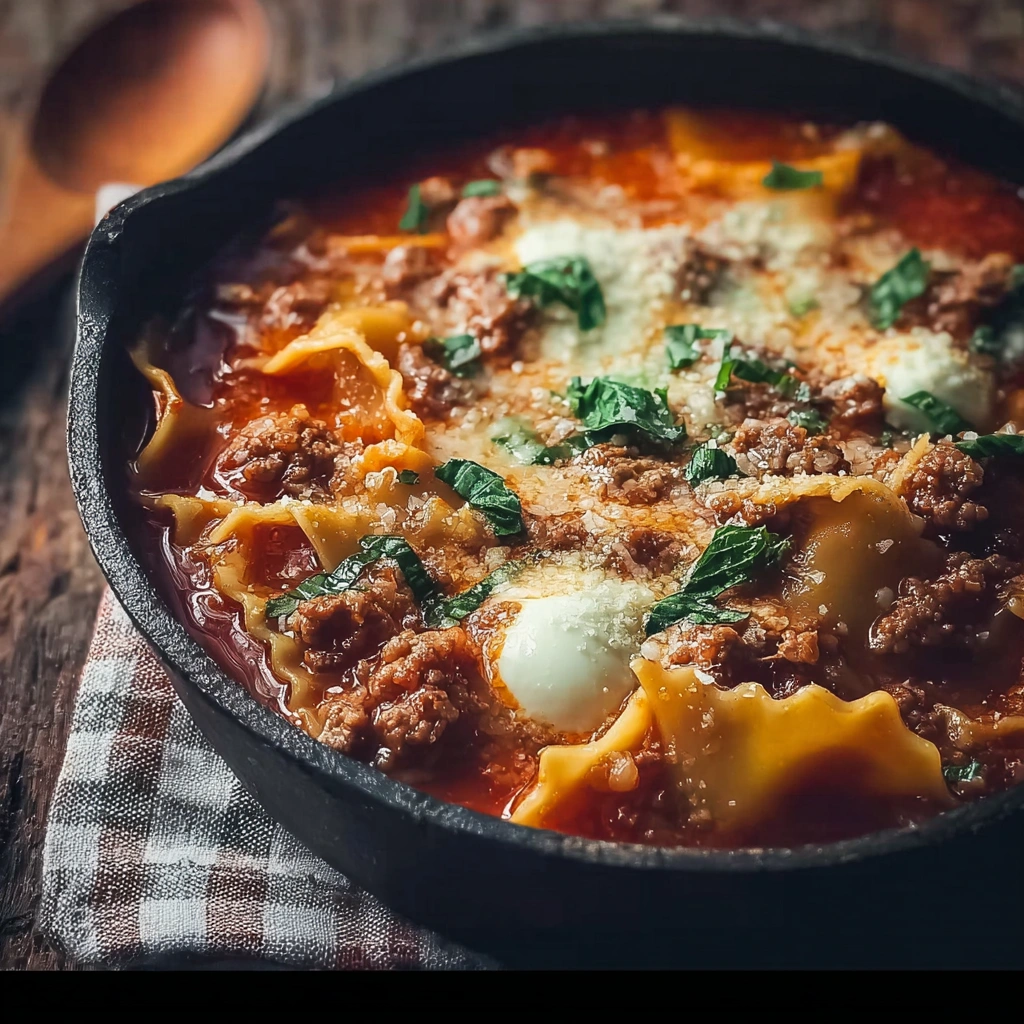 One Pot Lasagna Soup: Weeknight Italian Flavor