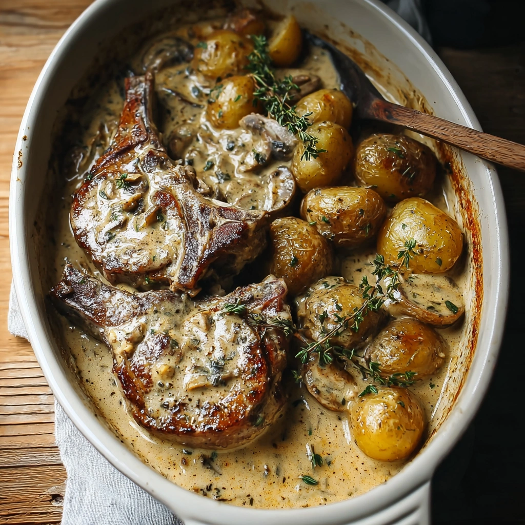 Creamy Garlic Lamb Chops: My Weeknight Comfort Plate