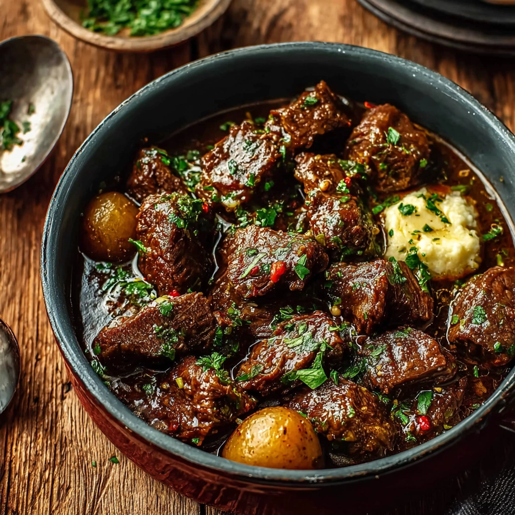 Tender Slow Cooker Garlic Butter Beef Recipe