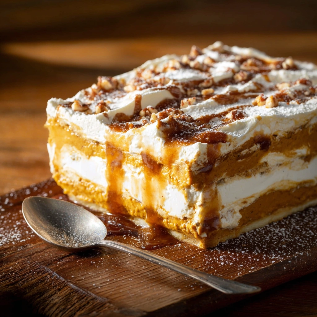 Pumpkin Cheesecake Lasagna: Rich & Creamy Layers