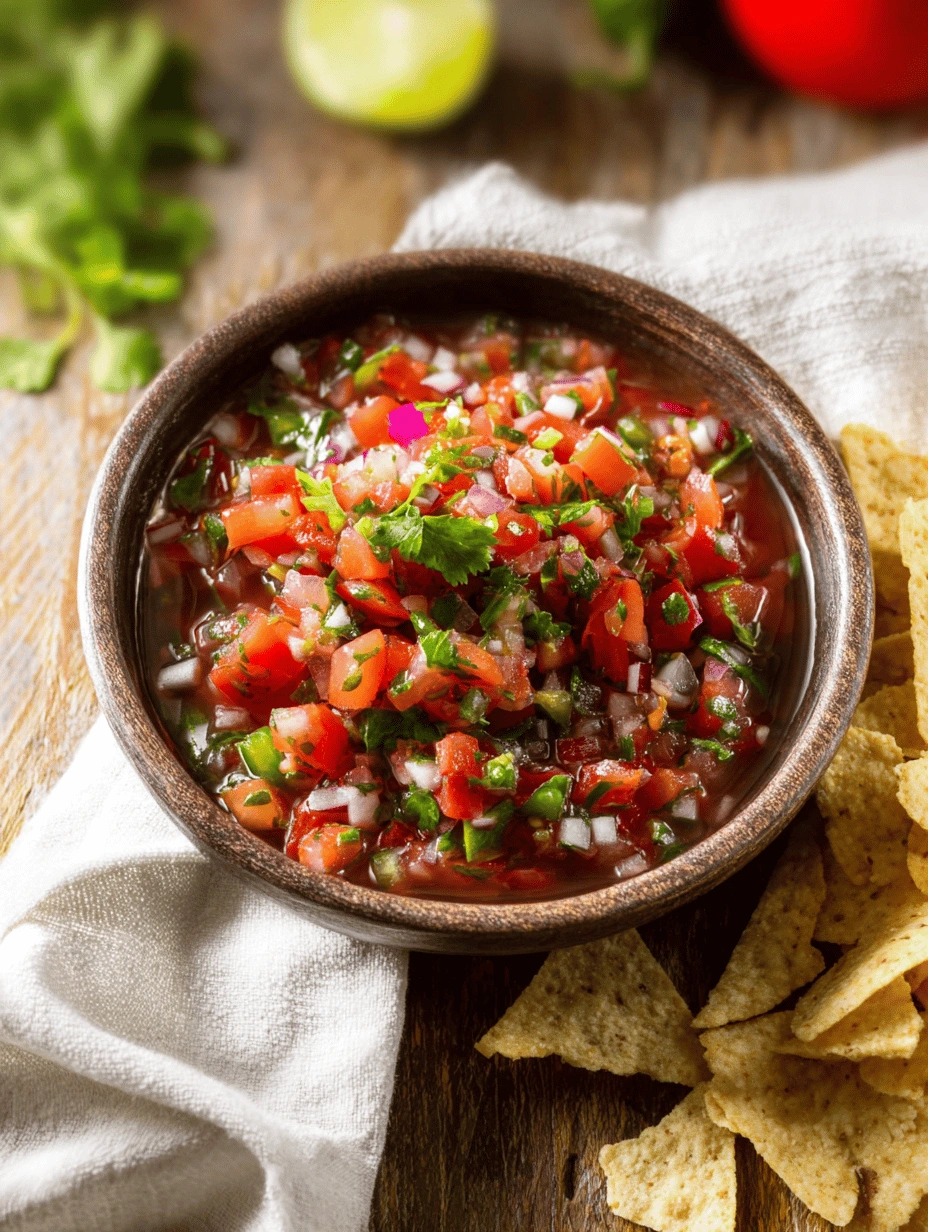 Tangy Fresh Garden Salsa Recipe