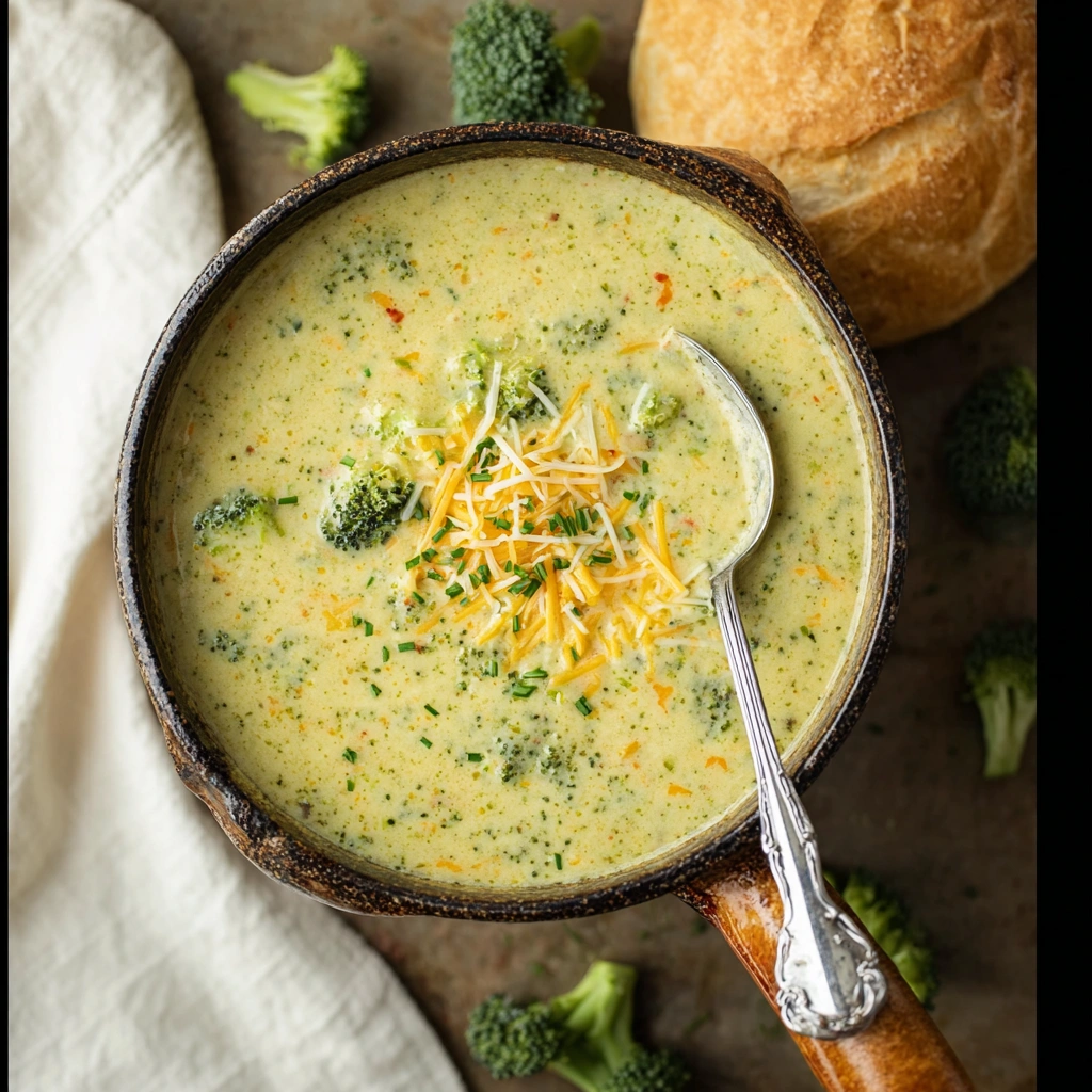 High-Protein Broccoli Cheddar Soup: Creamy & Satisfying