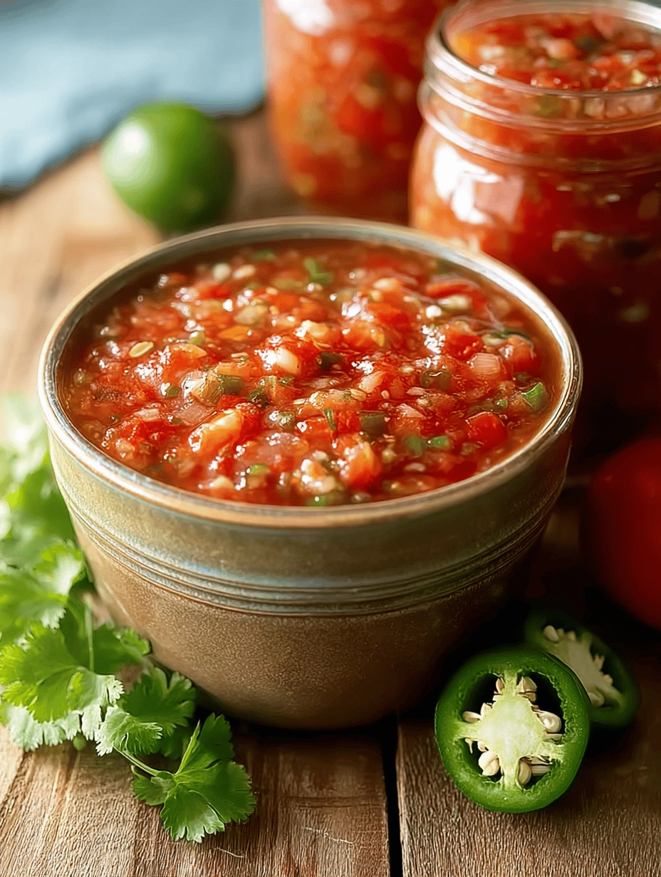 Spicy Jalapeno Salsa Canning: Zesty Homegrown Flavor