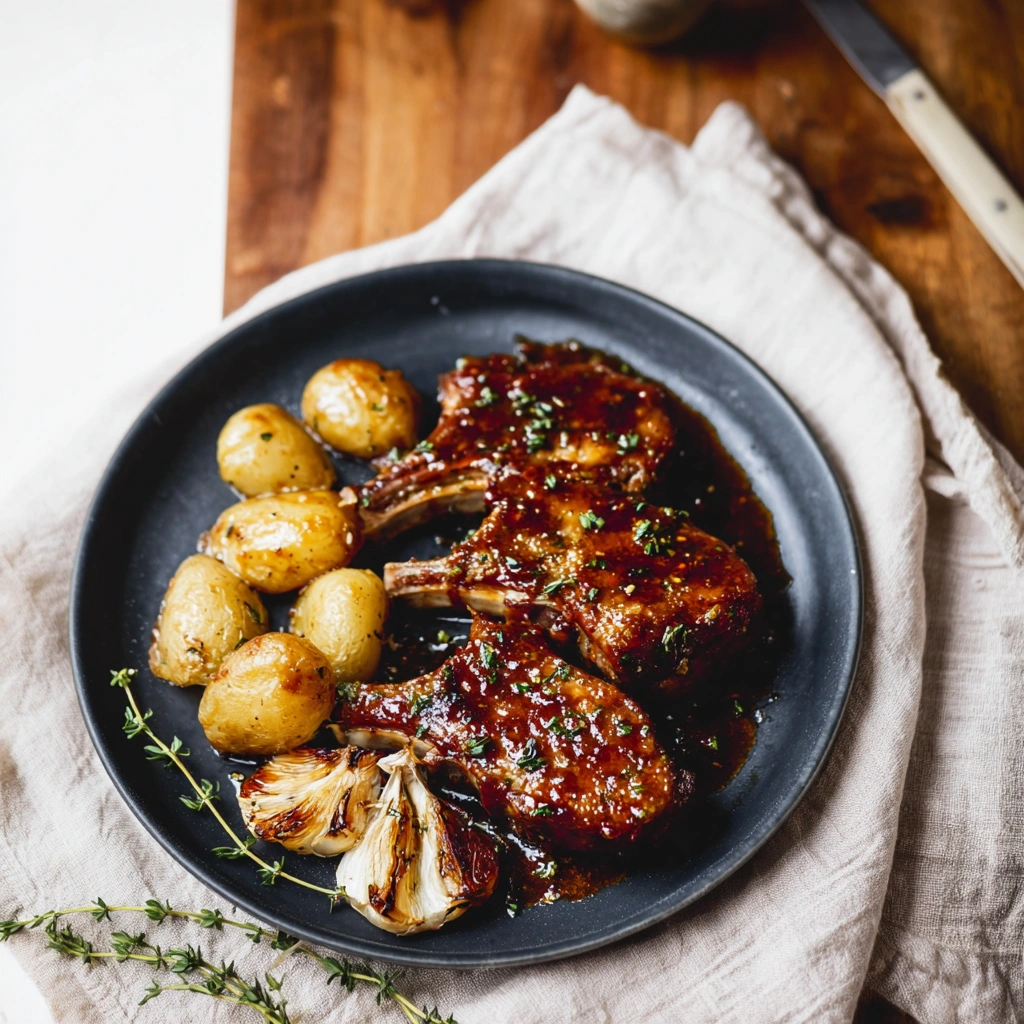 Honey Garlic Lamb Chops: Sticky, Tender & Simple