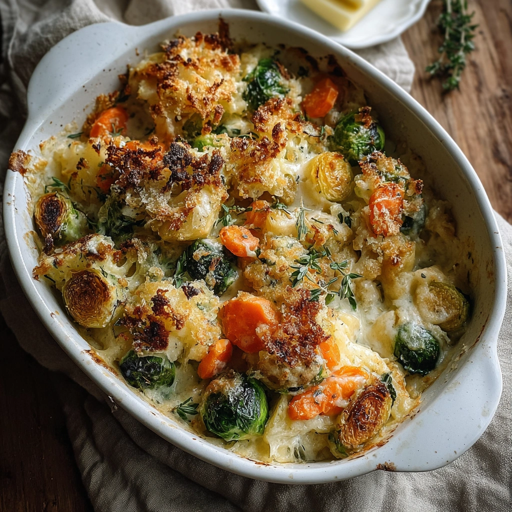 Creamy Winter Vegetable Bake: Hearty & Warming Dinner