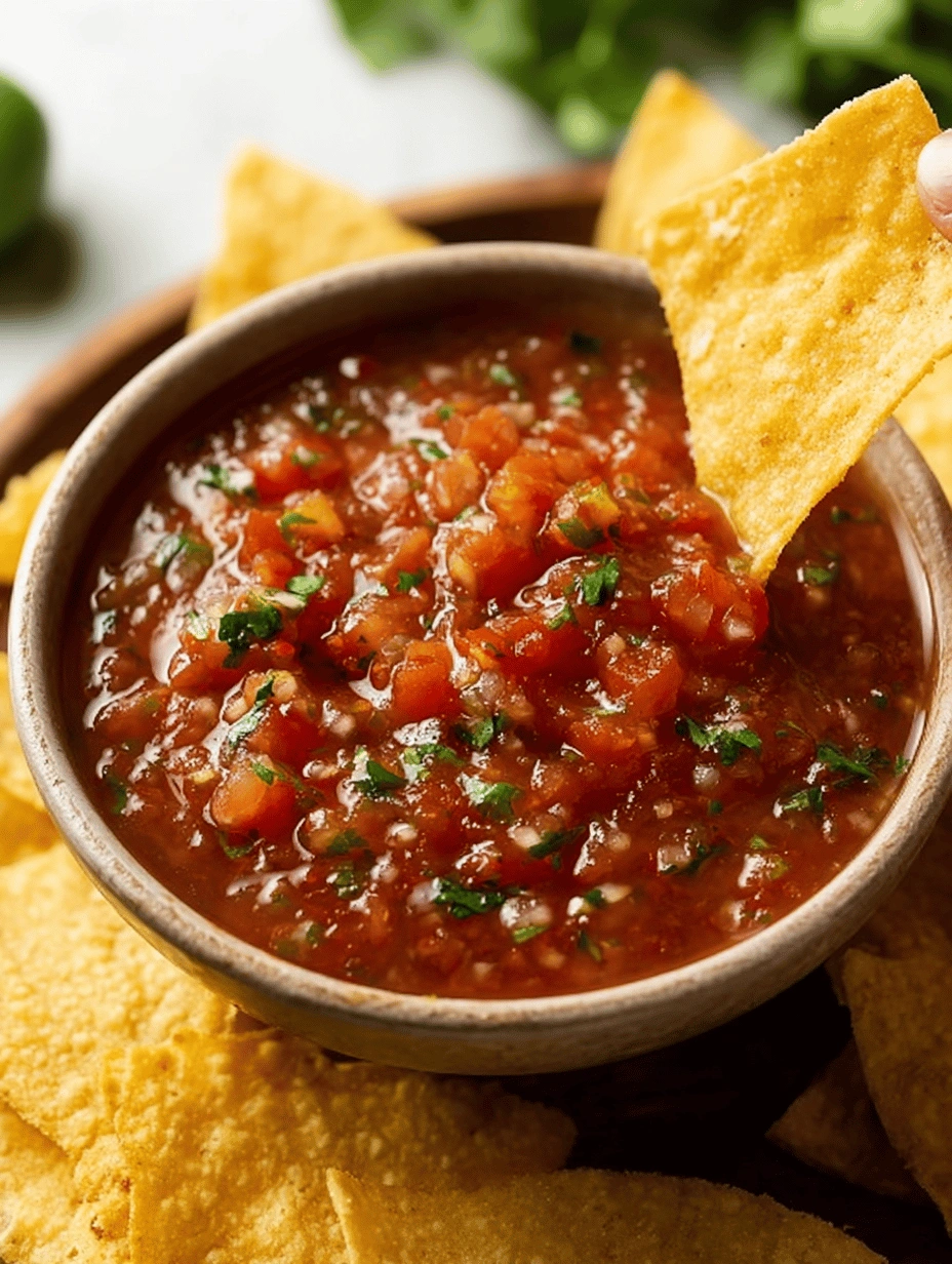 Fresh Garden Homemade Salsa Recipe: Tangy & Zesty