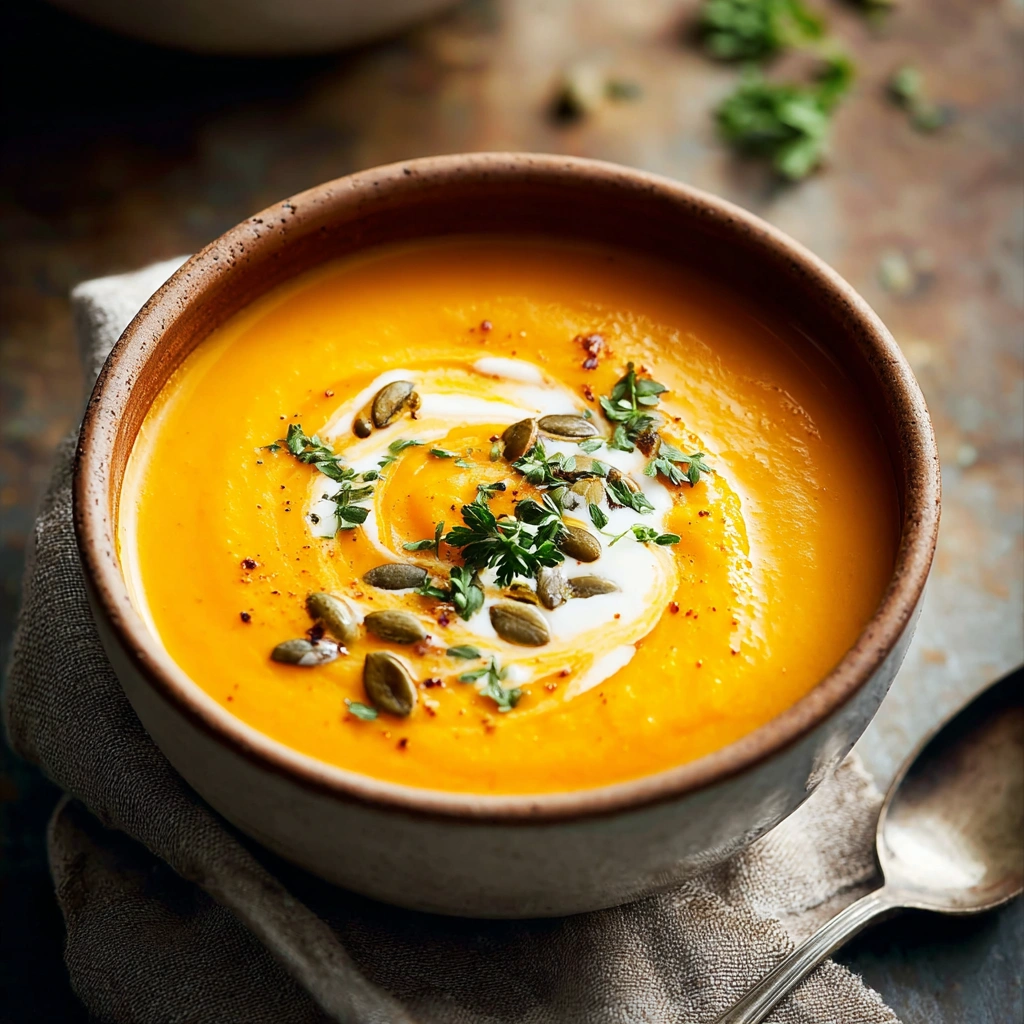 Creamy Butternut Squash Sweet Potato Soup: A Comforting Bowl