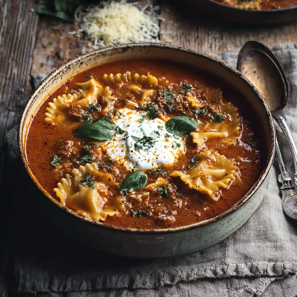 Creamy One Pot Lasagna Soup: Quick & Hearty Dinner