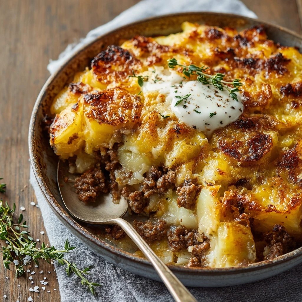 Hearty Ground Beef Potatoes Casserole: A Family Favorite